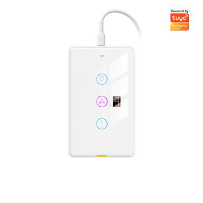 satın al Tuya WiFi Fan Light Switch C Tipi, Zamanlayıcı ve Sesli Kontrol ile, Akıllı Ev Otomasyonu için Alexa ve Google Home ile uyumludur Çevrimiçi üretim