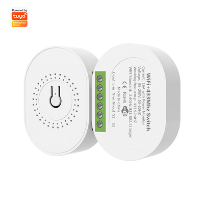 satın al SMATRUL 16A Akıllı Güç Monitörü Kesicisi Tuya WiFi & RF433 Kablosuz Değiştirici Mini 2 Yolu ModülüTimer Google Ev & Alexa ile çalışmak Çevrimiçi üretim