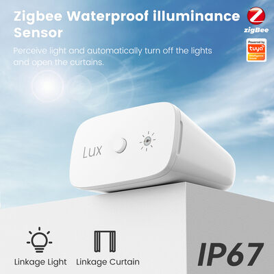 buy Zigbee Tuya Akıllı Ev Işık aydınlatma sensörü Işık parlaklığı algılama algılama sensörü DIY Bağlı Perde IP67 Su geçirmez ve toz geçirmez Çevrimiçi üretim