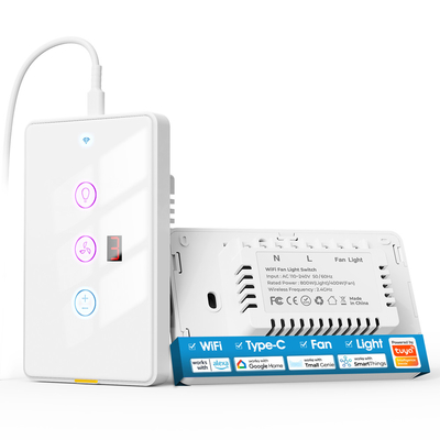 İyi bir fiyat. Tuya Wifi Fan Light Us Switch C Tipi Zamanlama Ses Uygulama Alexa Google Home Akıllı Ev ile uyumlu çevrimiçi