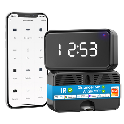 İyi bir fiyat. Wifi Kızılötesi Uzaktan Kumanda Zaman Ekranı Fan TV Dvd Ses Alexa Ve Google Tuya IR Kontrol Akıllı Ev çevrimiçi