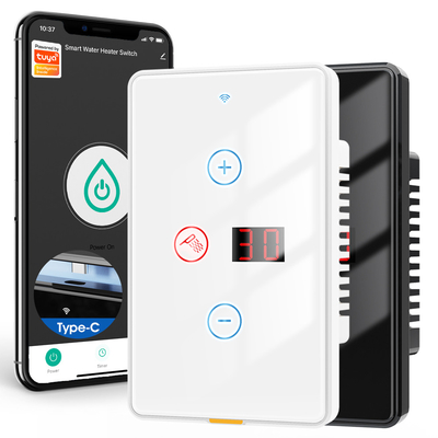 İyi bir fiyat. Wifi Su ısıtıcısı anahtarı Tip c Zamanlama Sesli Uygulama Alexa Google Home Tuya Akıllı Ev Kablosuz Kazan US Switch 20A çevrimiçi