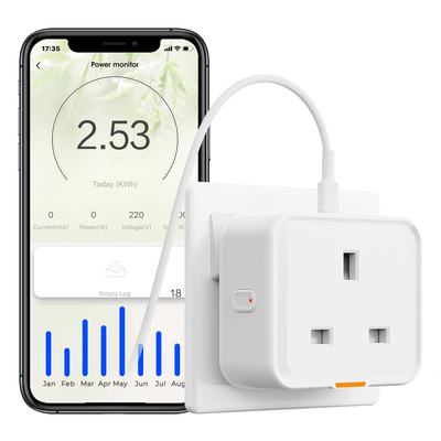 İyi bir fiyat. Tuya Akıllı Ev Plug UK Soket Seyahat Adaptörü Dönüştürme Soket APP Ses Alexa Tipi C 16A WiFi RF433 ile çalışır çevrimiçi